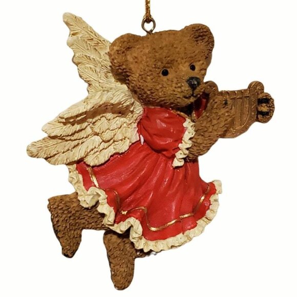 Vintage Traditions Poly Resin Bears Christmas Ornaments Collection Set Of 8 - Picture 2 of 10